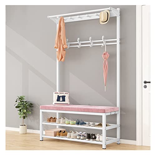 AEGCAOJH Organizer-Schuhregalständer, Organizer-Schrank, Garderobenständer, Schuhbank, 4-in-1-Garderobenbaum-Schuhregal für den Flur-Organizer im Eingangsbereich (Größe: 80 x 33 x 170 cm, F AEGCAOJH Organizer-Schuhregalständer, Organizer-Schrank, Garderobenständer, Schuhbank, 4-in-1-Garderobenbaum-Schuhregal für den Flur-Organizer im Eingangsbereich (Größe: 80 x 33 x 170 cm, F von AEGCAOJH