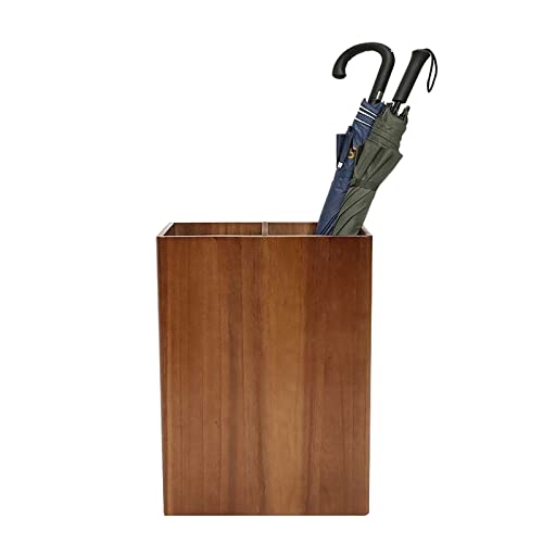 AEGCAOJH Quadratischer Schirmhalter, Schirmständer aus Holz, freistehend, Schirmständer mit Abtropfschale, Aufbewahrung für Gehstöcke im Eingangsbereich, Schirmhalter, Ständer, Organizer AEGCAOJH Quadratischer Schirmhalter, Schirmständer aus Holz, freistehend, Schirmständer mit Abtropfschale, Aufbewahrung für Gehstöcke im Eingangsbereich, Schirmhalter, Ständer, Organizer von AEGCAOJH