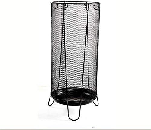 AEGCAOJH Schirmständer aus Metall, modern, freistehend, runder Schirmhalter für Eingangsbereich, Home-Office-Dekor, Schwarz von AEGCAOJH