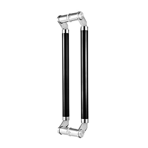 AEGCAOJH Schwinggriff aus mattschwarzem Edelstahl für Glas-/Holztüren. Moderner Push-Pull-Scheunentorgriff mit Stabiler 47 1/4"-Größe für Innen-/Außentüren. von AEGCAOJH