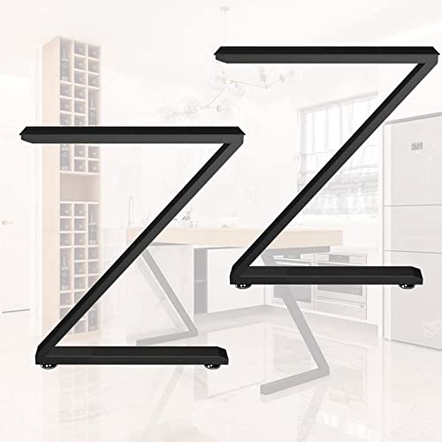AEGCAOJH Tischfüße, 2er-Set, robuste Möbelbeine, rustikale DIY-Möbelbeine, robuste industrielle Tischbeine, Stahltischbeine mit Schrauben, für Couchtische, Schränke, Moderne Schreibtische von AEGCAOJH