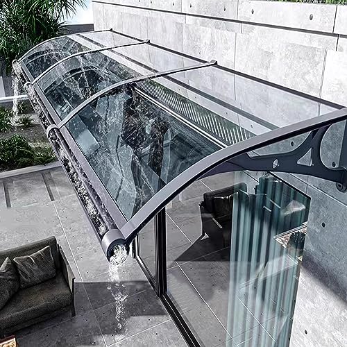 AEGCAOJH Waschbecken Aluminiumlegierung Türvordach Markisenschutz,Transparente Polycarbonat-Abdeckung,Fenster Regenschutzabdeckung,Terrassenveranda-Markise,Regenfeste Balkon-Innenhof-Fenste AEGCAOJH Waschbecken Aluminiumlegierung Türvordach Markisenschutz,Transparente Polycarbonat-Abdeckung,Fenster Regenschutzabdeckung,Terrassenveranda-Markise,Regenfeste Balkon-Innenhof-Fenste von AEGCAOJH