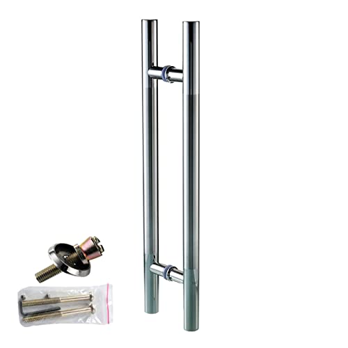 AEGCAOJH Zeitgenössische, Moderne Türgriffe für Glastüren, H-förmiger Griffsatz für Holztüren, Glatte, polierte Oberfläche, modernes Zuhause, doppelseitiger Duschgriff (Größe: 80 cm (32 Zol AEGCAOJH Zeitgenössische, Moderne Türgriffe für Glastüren, H-förmiger Griffsatz für Holztüren, Glatte, polierte Oberfläche, modernes Zuhause, doppelseitiger Duschgriff (Größe: 80 cm (32 Zol von AEGCAOJH