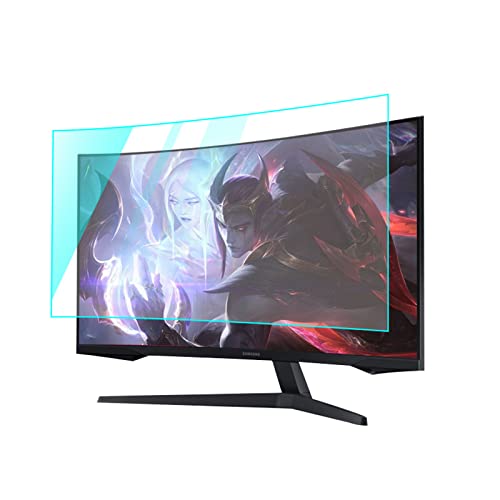 24, 27 -Zoll -Anti -Blau -Licht -Anti -Blend -Bildschirmschutz FüR Diagonale Desktop -Standard- Oder Gebogene Monitor 16: 9 Breitbildschirm, Keine Luftblasen/Lelie von AEGIFT