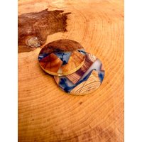 Handgemachter Epoxidharz-Untersetzer Aus Holz | Einzigartig Untersetzer Hochzeitsgeschenke Einzigartige Tee Handgemachter Epoxidharz-Untersetzer Aus Holz | Einzigartig Untersetzer Hochzeitsgeschenke Einzigartige Tee von AEHolzdesign