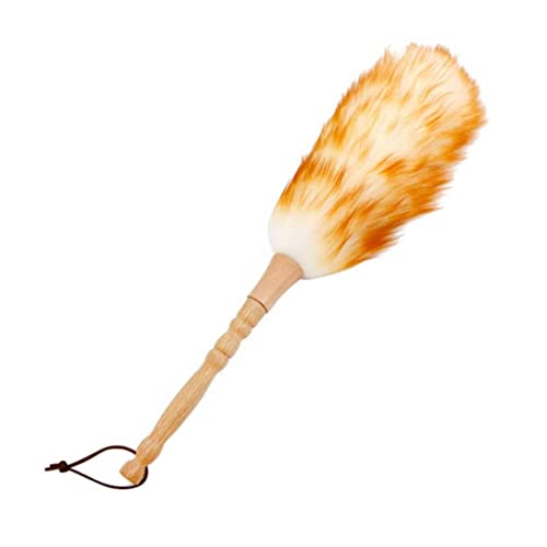AEIOFU Lambswool Duster weiche Flauschige Wolle Duster mit Holzgriff Anti -statische Reinigung Duster Pinsel Duster von AEIOFU