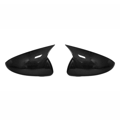 AEIOUPMMA 1 Paar Rückspiegel Abdeckung Spiegel Modifizierte Ox Horn Shell Für Kia Forte K3 Cerato 2019-2023(Carbon Fiber) von AEIOUPMMA