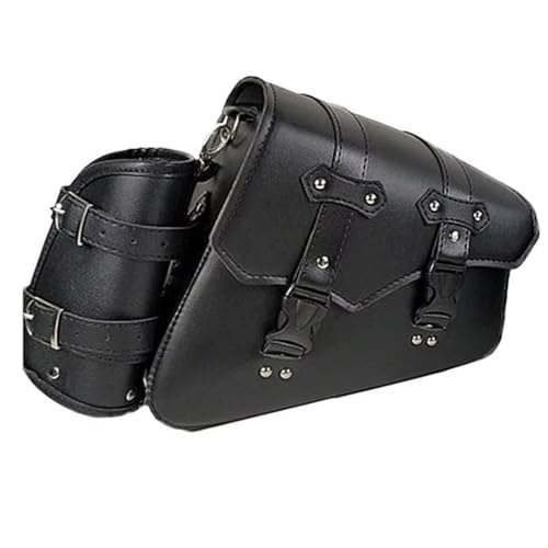 AEIOUPMMA 1pc Motorrad Seite Tasche Hängen Taschen Werkzeug Tasche mit Wasser Flasche Tasche Motorrad Schwinge Tasche Für Davidson(Right Side) von AEIOUPMMA