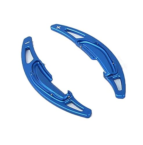 AEIOUPMMA 2PCS AlumiCar Lenkung Lenkrad Shift Paddle Erweiterung Shifter Für BMW M2 M3 M4 M5 X5M X6M F87 F85 F86 F80 F82 F83 F10 M6(Blue) von AEIOUPMMA