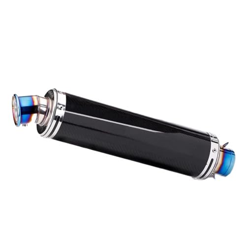 AEIOUPMMA 51 mm Universal-Motorrad-Auspuffschalldämpfer mit DB-Killer Für R3 Z650 NVX155 PCX150 GSXR750 CBR250RR G310GS C650 ZX25R Z400(C Carbon) von AEIOUPMMA