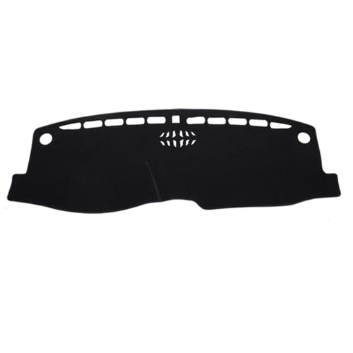 AEIOUPMMA Auto-Armaturenbrett-Matte, Sonnenschutz, schützender Teppich, Armaturenbrett-Matte, Dashmat Für Ford Focus MK4 2018 2019 2020 2021 2022 2023(LHD Black) von AEIOUPMMA