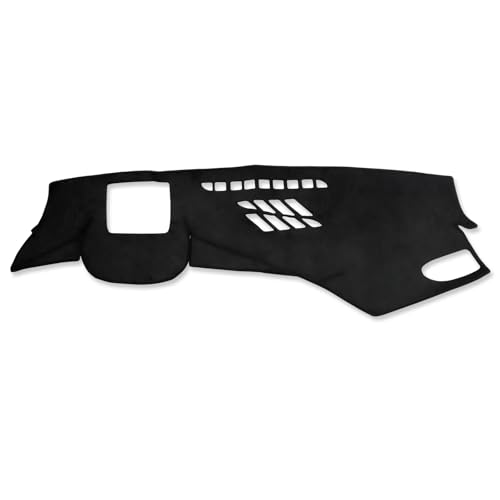 AEIOUPMMA Auto-Armaturenbrett-Matte, Sonnenschutz, schützender Teppich, Armaturenbrett-Matte, Dashmat Für Geely Tugella FY11 2019 2020 2021 2022 2023 2024(LHD HUD Black) von AEIOUPMMA