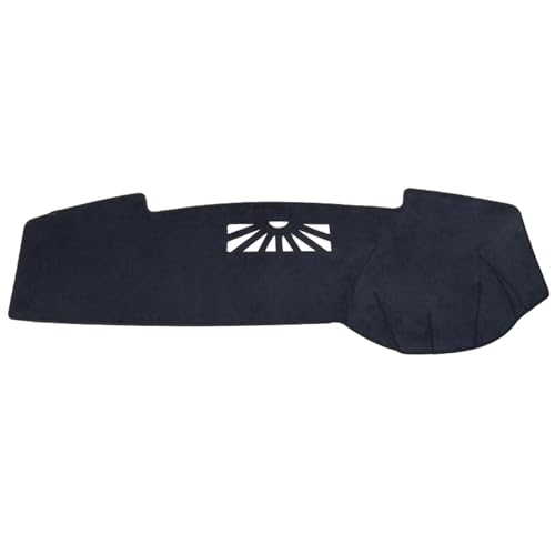 AEIOUPMMA Auto-Armaturenbrett-Matte, Sonnenschutz, schützender Teppich, Armaturenbrett-Matte, Dashmat Für Land Rover Range Rover Evoque 2011-2018(RHD Black) von AEIOUPMMA