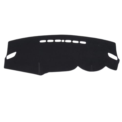 AEIOUPMMA Auto-Armaturenbrett-Matte, Sonnenschutz, schützender Teppich, Armaturenbrett-Matte, Dashmat Für Mitsubishi Outlander 2013 2014 2015 2016 2017 2018 2019 2020(RHD Black) von AEIOUPMMA