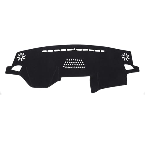 AEIOUPMMA Auto-Armaturenbrett-Matte, Sonnenschutz, schützender Teppich, Armaturenbrett-Matte, Dashmat Für Subaru Outback Legacy 2015 2016 2017 2018 2019(LHD Black) von AEIOUPMMA