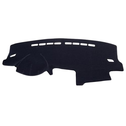 AEIOUPMMA Auto-Armaturenbrett-Matte, Sonnenschutz, schützender Teppich, Armaturenbrett-Matte, Dashmat Für VW Polo 6R 6C 2009 2010 2011 2012 2013 2014 2015 2016(LHD Black) von AEIOUPMMA