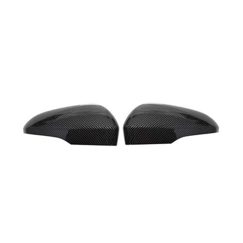 AEIOUPMMA Auto Carbon Fiber Schwarz Rückfahr Spiegel Abdeckung Rückspiegel Shell Abdeckung Für Ford Mondeo Fusion 2013-2021 von AEIOUPMMA