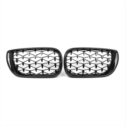 AEIOUPMMA Auto Diamant Glanz Schwarz Front Grill Niere Kühlergrill 4-Türer Limousine Für BMW E46 2002-2005 AEIOUPMMA Auto Diamant Glanz Schwarz Front Grill Niere Kühlergrill 4-Türer Limousine Für BMW E46 2002-2005 von AEIOUPMMA