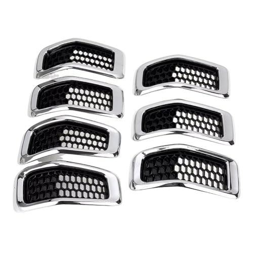 AEIOUPMMA Auto Frontstoßstange Einsatz Mesh Grille Dekoration Abdeckung Front Kühlereinlass Grill Trim Abdeckung Für Jeep Cherokee von AEIOUPMMA