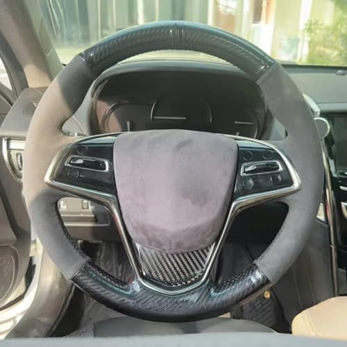 AEIOUPMMA Auto-Lenkradbezug, handgenäht, weiches Wildleder für Cadillac Cts 2014-2016 ATS 2013-2015 AEIOUPMMA Auto-Lenkradbezug, handgenäht, weiches Wildleder für Cadillac Cts 2014-2016 ATS 2013-2015 von AEIOUPMMA