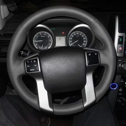 AEIOUPMMA Auto Lenkradbezug Leder für Toyota Land Cruiser Prado 2010-2015 Tundra 2013-2017 Tacoma 4Runner 2011-2016 von AEIOUPMMA