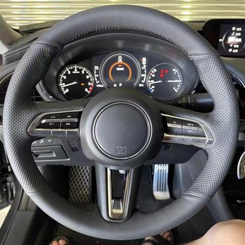 AEIOUPMMA Auto-Lenkradbezug aus Mikrofaser-Leder für Mazda 3 Axela 2019 2020 CX-30 2020 MX-30 2020 AEIOUPMMA Auto-Lenkradbezug aus Mikrofaser-Leder für Mazda 3 Axela 2019 2020 CX-30 2020 MX-30 2020 von AEIOUPMMA