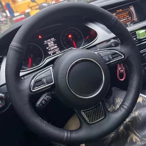 AEIOUPMMA Auto-Lenkradbezug für Audi A1 8X A3 8V Sportback A4 B8 Avant A5 8T A6 C7 A7 G8 A8 von AEIOUPMMA