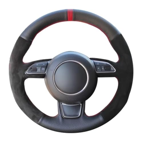 AEIOUPMMA Auto-Lenkradbezug für Audi A3 8V A1 8X Sportback A4 B8 Avant A8 D4 A6 C7 A7 G8 A5 8T Q3 8U Q5 AEIOUPMMA Auto-Lenkradbezug für Audi A3 8V A1 8X Sportback A4 B8 Avant A8 D4 A6 C7 A7 G8 A5 8T Q3 8U Q5 von AEIOUPMMA