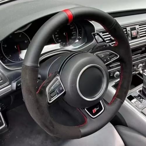 AEIOUPMMA Auto-Lenkradbezug für Audi A5 2013-2017 A6 S6 2012-2018 Allroad S8 2013-2018 AEIOUPMMA Auto-Lenkradbezug für Audi A5 2013-2017 A6 S6 2012-2018 Allroad S8 2013-2018 von AEIOUPMMA