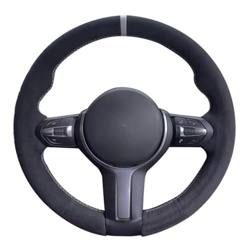 AEIOUPMMA Auto-Lenkradbezug für BMW M Sport F30 F31 F34 F10 F11 F07 X1 X2 X3 F25 F32 F33 F36 F48 F39 von AEIOUPMMA