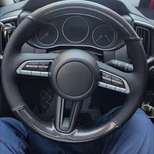 AEIOUPMMA Auto-Lenkradbezug für Mazda 3 Axela 2019 2020 CX-30 2020 MX-30 2020 AEIOUPMMA Auto-Lenkradbezug für Mazda 3 Axela 2019 2020 CX-30 2020 MX-30 2020 von AEIOUPMMA