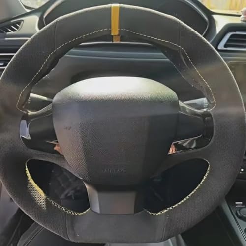 AEIOUPMMA Auto-Lenkradbezug für Peugeot 308 2014-2017 von AEIOUPMMA