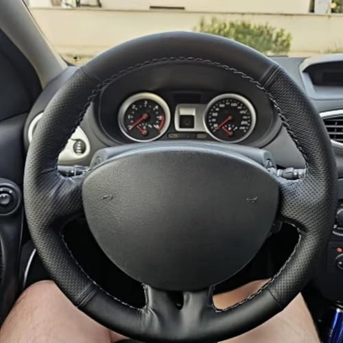 AEIOUPMMA Auto-Lenkradbezug für Renault Clio 3 2008 2009 Clio Dynamics 2008 Clio Mk 33 AEIOUPMMA Auto-Lenkradbezug für Renault Clio 3 2008 2009 Clio Dynamics 2008 Clio Mk 33 von AEIOUPMMA