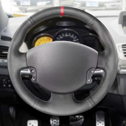 AEIOUPMMA Auto-Lenkradbezug für Renault Kangoo 2008 Scenic 2003-2009 Megane 2 2003 2004 2005 2006 2007 2008 von AEIOUPMMA