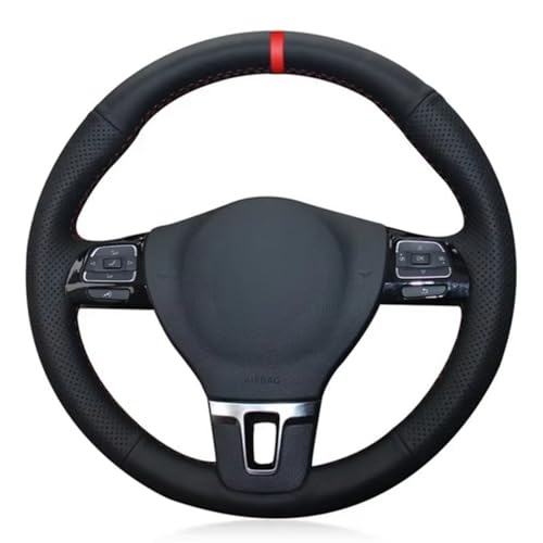 AEIOUPMMA Auto-Lenkradbezug für VW GOL Tiguan Passat B7 Passat CC Touran Jetta Mk6 von AEIOUPMMA