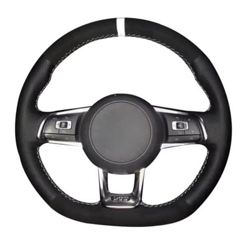 AEIOUPMMA Auto-Lenkradbezug für VW Golf R MK7 Golf 7 GTI für VW Polo GTI Scirocco AEIOUPMMA Auto-Lenkradbezug für VW Golf R MK7 Golf 7 GTI für VW Polo GTI Scirocco von AEIOUPMMA