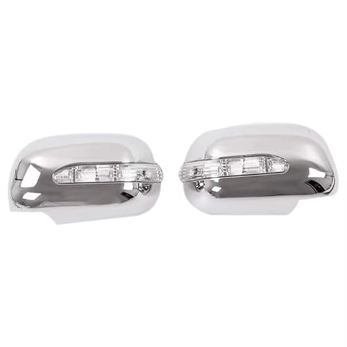 AEIOUPMMA Auto Rückspiegel Abdeckung LED Rückspiegel mit Licht Seite Spiegel mit Blinker Für Toyota HILUX VIGO 2006-2014 von AEIOUPMMA
