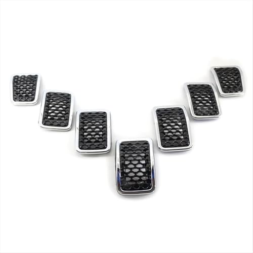 AEIOUPMMA Chrom Auto Front Einsatz Mesh Grille Dekoration Abdeckung Front Kühler Einlass Grill Trim Für Jeep Cherokee 2019 2020 AEIOUPMMA Chrom Auto Front Einsatz Mesh Grille Dekoration Abdeckung Front Kühler Einlass Grill Trim Für Jeep Cherokee 2019 2020 von AEIOUPMMA