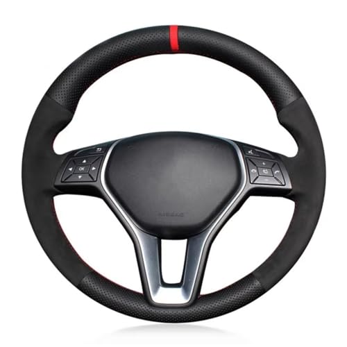 AEIOUPMMA Geflochtene Lenkradabdeckung fürs Auto für Mercedes-Benz A-Class 2013-2015 B-Class E-Class 2011-2014 CLA-Class 2013 2014 von AEIOUPMMA