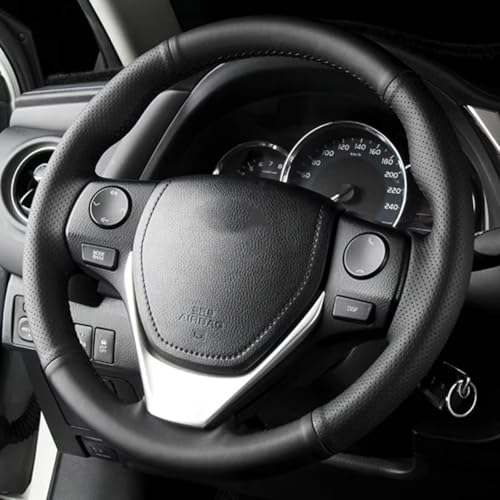 AEIOUPMMA Geflochtene Lenkradabdeckung fürs Auto für Toyota RAV4 2013-2019 Corolla 2014-2019 Auris 2013-2016 Scion iM 2016 von AEIOUPMMA