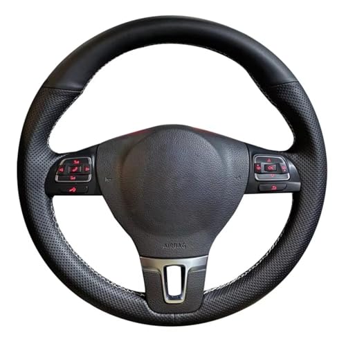 AEIOUPMMA Geflochtene Lenkradabdeckung fürs Auto für Volkswagen Golf 6 Mk6 für VW Polo Sagitar Bora Santana Jetta Mk6 AEIOUPMMA Geflochtene Lenkradabdeckung fürs Auto für Volkswagen Golf 6 Mk6 für VW Polo Sagitar Bora Santana Jetta Mk6 von AEIOUPMMA