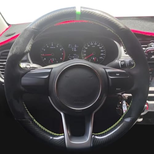 AEIOUPMMA Lenkrad-Geflechtabdeckung für Kia Rio 2017-2019 Rio5 2019 K2 Picanto Morning AEIOUPMMA Lenkrad-Geflechtabdeckung für Kia Rio 2017-2019 Rio5 2019 K2 Picanto Morning von AEIOUPMMA