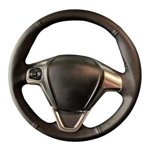AEIOUPMMA Lenkrad-Zopf-Auto-Lenkradabdeckung für Ford Fiesta EcoSport 2008-2017 von AEIOUPMMA