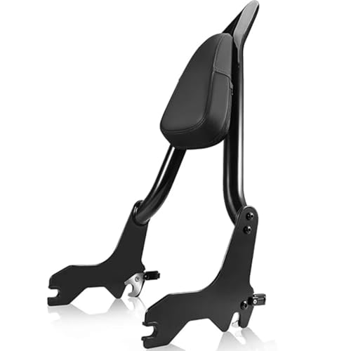 AEIOUPMMA Motorrad 22 "Abnehmbare Sissy Bar Passagier Rückenlehne Softail Sport Für Harley Glide FLSB Low Rider S ST FXLR FXLRS FXLRST FXRST(Black) von AEIOUPMMA
