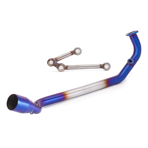 AEIOUPMMA Motorrad Auspuff Edelstahl Vorne Link Rohr Verbinden 51mm Schalldämpfer Roller Flucht Header Rohr Für KYMCO KRV 180(B) von AEIOUPMMA