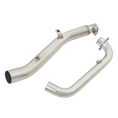 AEIOUPMMA Motorrad Auspuff Flucht Systeme Mitte Vorne Link Rohr Verbinden 51mm Schalldämpfer Für Lifan KP mini 150 LF150-5U LF150-5W 2015-2023 von AEIOUPMMA