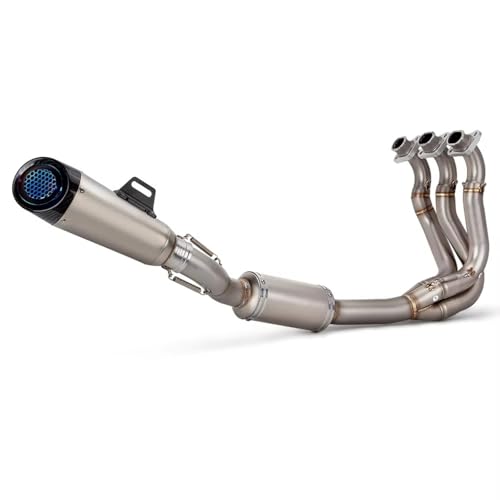 AEIOUPMMA Motorrad Auspuff Komplette Full Set System Flucht Vorne Rohr Schalldämpfer Für Triumph Trident Daytona 660 2021 2022 2023 2024 AEIOUPMMA Motorrad Auspuff Komplette Full Set System Flucht Vorne Rohr Schalldämpfer Für Triumph Trident Daytona 660 2021 2022 2023 2024 von AEIOUPMMA