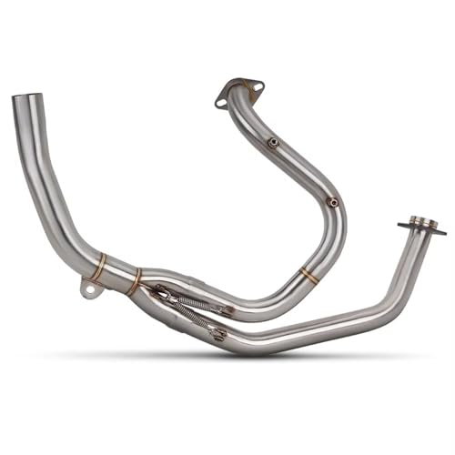 AEIOUPMMA Motorrad Auspuff Vorne Rohr Verteiler Verbinden OEM Schalldämpfer Für Honda Transalp 650 XL650V von AEIOUPMMA