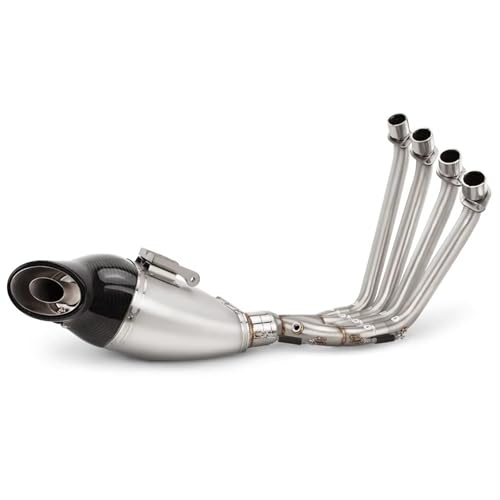 AEIOUPMMA Motorrad Escape System ändern Full Set Bottom Auspuff vorne Rohr Carbon Schalldämpfer Für CBR650R CB650R CB650F CBR650F 2014-2024 von AEIOUPMMA