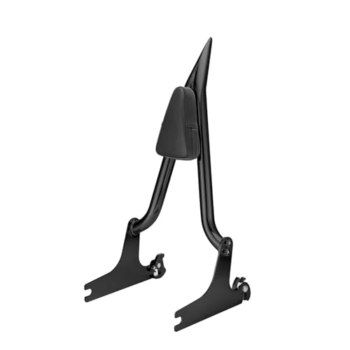 AEIOUPMMA Motorrad Hinten Passagier Rückenlehne Sissy Bars Quick Release 1,3 "Softail Für Harley Fat Boy FLSTF FLSTFB FLSTSB 2007(Black) von AEIOUPMMA